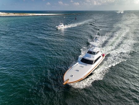 Private sportfishing charter boat