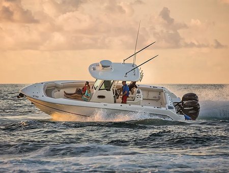 Private sportfishing charter boat