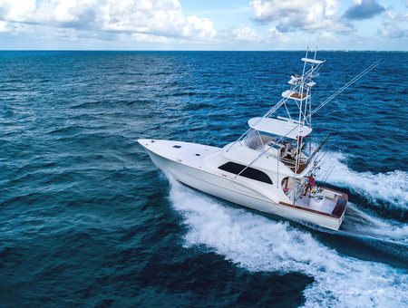 Private sportfishing charter boat