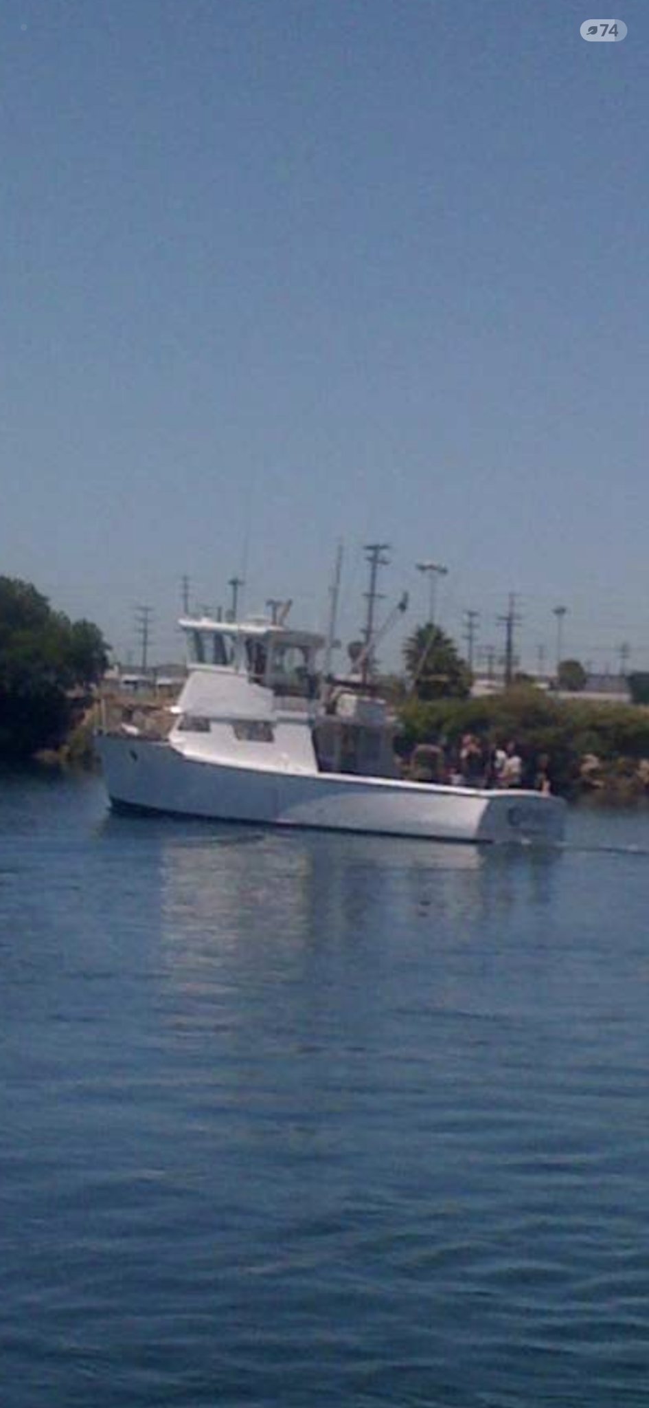 The Spirit cruising on calm water